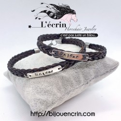 Le même bracelet réalisé en 2 tailles différentes
