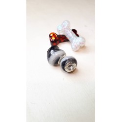 Perle de crin style Pandora en forme de coeur