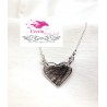Collier reglable avec Pendentif incrustés de crins