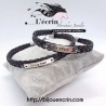 Le même bracelet réalisé en 2 tailles différentes