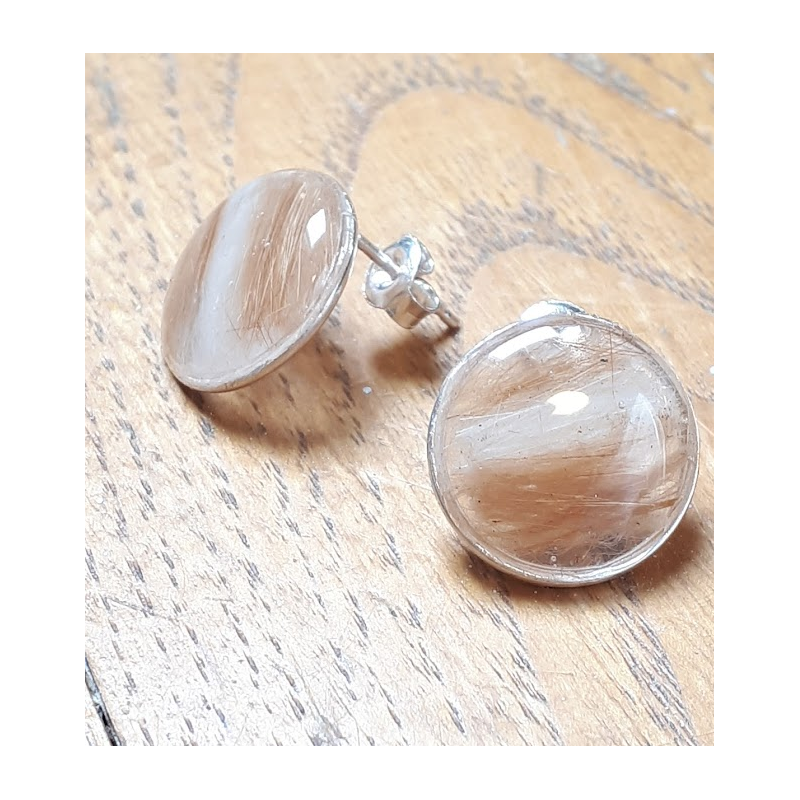 Boucle d'oreilles ronde