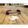 Bracelet en crins personnalisé avec le nom de votre cheval