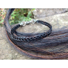 Bracelet en crins Tressage Coeur