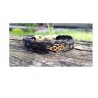 Bracelet en crin tressage plat et fermoir Acier