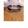 Bracelet en crins personnalisé avec le nom de votre cheval