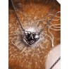Collier reglable avec Pendentif incrustés de crins