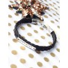 Bracelet en crins personnalisé avec le nom de votre cheval
