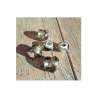 Perle de crin style Pandora en forme de coeur
