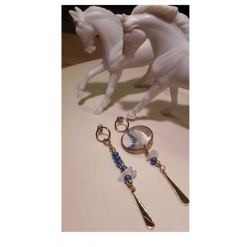Boucle d'oreille dépareillées NAYA