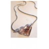Collier reglable avec Pendentif incrustés de crins