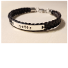 Bracelet en crins personnalisé avec le nom de votre cheval