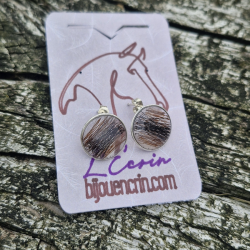 Boucle d'oreilles ronde