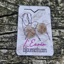 Boucle d'oreilles ronde