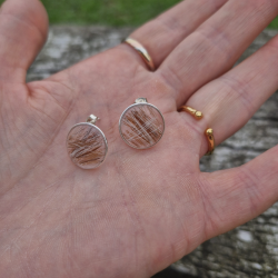 Boucle d'oreilles ronde